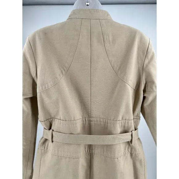 New See By Chloe Ladies Khaki Military Jacket Size 10 - Picture 9 of 12